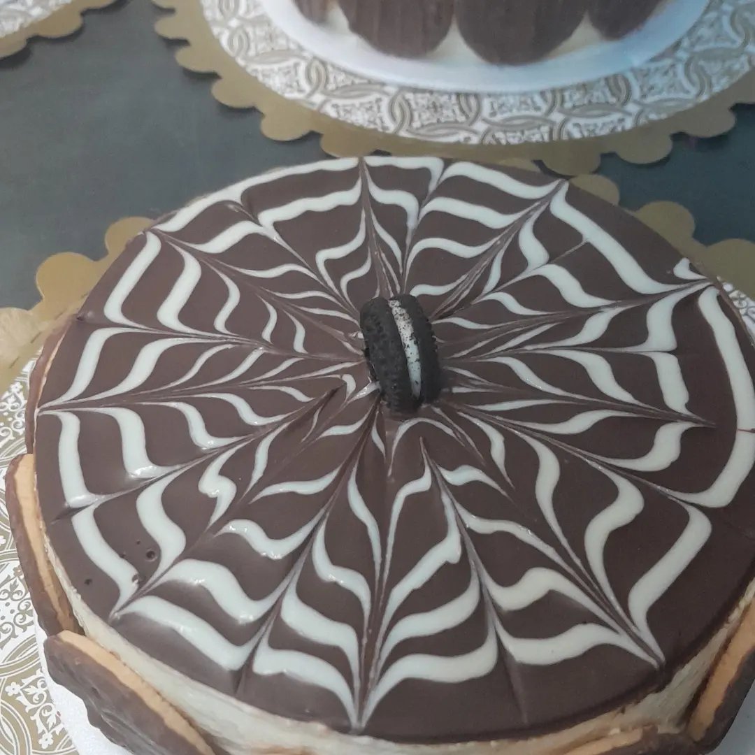 Torta artesanal com merengue